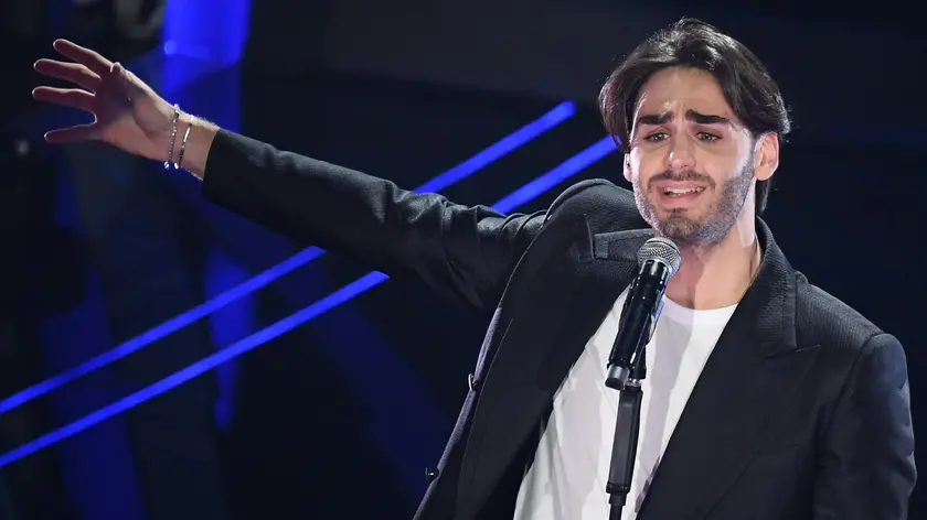 Italian singer Alberto Urso performs on stage at the Ariston theatre during the 70th Sanremo Italian Song Festival, Sanremo, Italy, 08 February 2020. The festival runs from 04 to 08 February. ANSA/ETTORE FERRARI