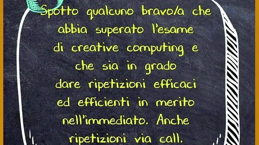 Ateneo di Pordenone: uno dei post pubblicati nel profilo spotted su Instagram