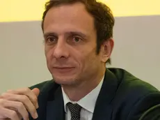 Massimiliano Fedriga, presidente della Conferenza delle Regioni e Province autonome, nel corso della presentazione di 'Selecting Italy - Attrazione investimenti esteri e catene regionali del valore' a Roma, 28 marzo 2024. Investing Italy 2024 si terra' a Trieste l'8 e il 9 aprile prossimi. ANSA/MAURIZIO BRAMBATTI