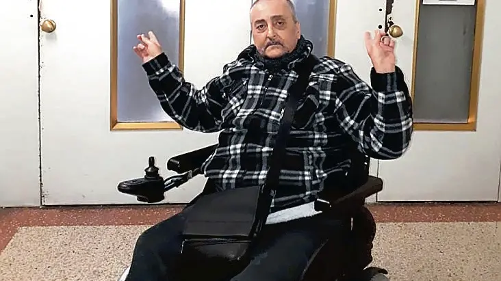 Domenico Pellino è rimasto bloccato al Padiglione 3