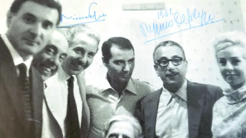 Candoni con Nico Pepe e Peppino De Filippo;