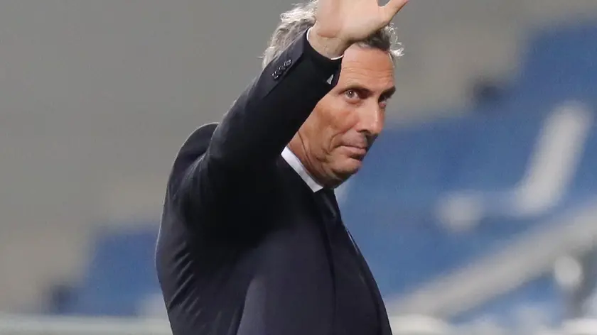 Udinese's coach Luca Gotti during the Italian Serie A soccer match US Sassuolo vs Udinese Calcio at Mapei Stadium in Reggio Emilia, Italy, 06 November 2020. ANSA /SERENA CAMPANINI