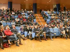 Udiine 6 Aprile 2019. Incontro protesta agricoltori con trattori. © Foto Petrussi