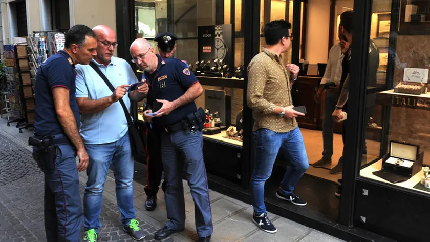 Udine 20 Luglio 2019 rapina Agenzia Petrussi foto Turco Massimo