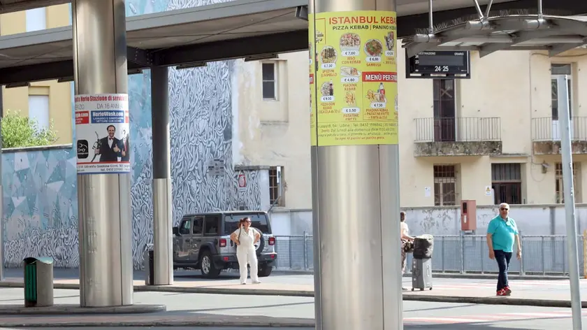 La stazione delle corriere di Udine © Foto Petrussi