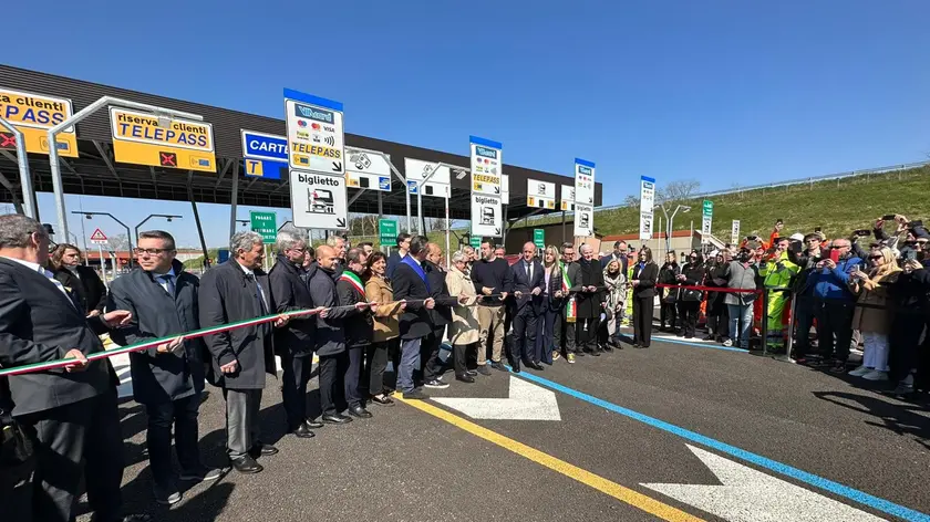 L'inaugurazione a Spresiano del nuovo tratto della Pedemontana