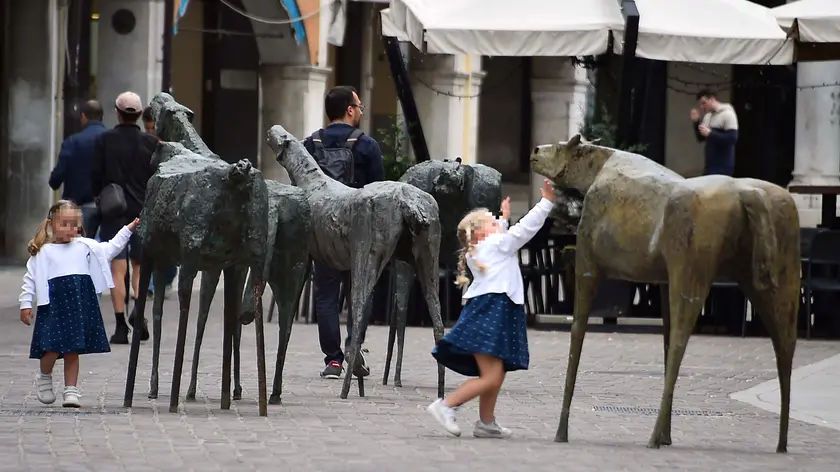 L’omaggio della città all’artista nato a Udine il 19 novembre del 1929 si intitola “Giorgio Celiberti – Memorie dal passato” è curato dall’artista Carlo Stragapede (foto Petrussi)