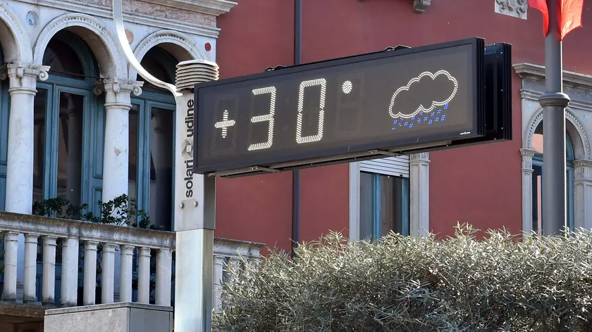 Udine 20 aprile 2018.Caldo..Copyright Foto Petrussi / Ferraro Simone