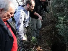 Prepotto e Dolegna del Collio 13 Marzo 2016. Ricerca foibe a Craoretto ed a Scrio'. Copyright Agenzia Foto Petrussi / Petrussi Diego