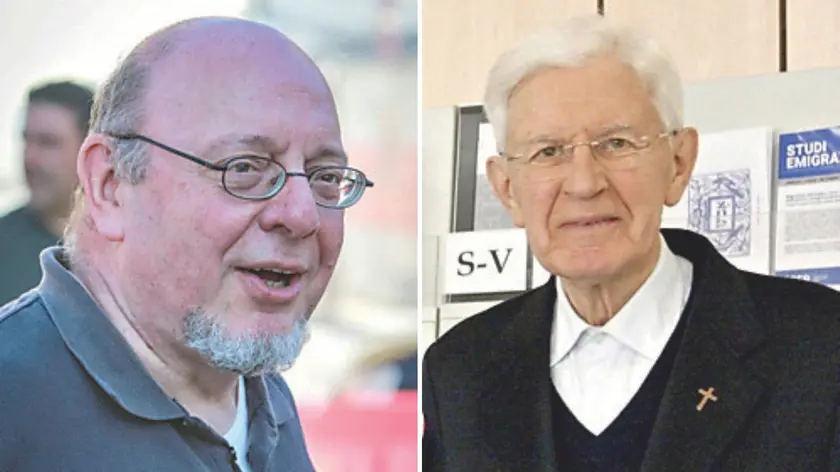 Roberto Laurita e, a destra, Chino Biscontin