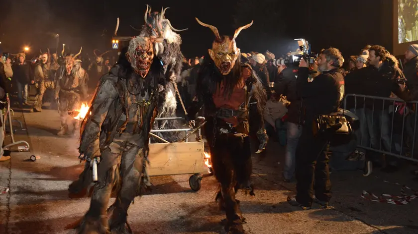 Pontebba 8 dicembre 2014 krampus Copyright Petrussi Foto Press TURCO MASSIMO