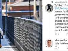 One of the very few mothers with her baby traveling around the city, Genova, Italy, 30 March 2020. Countries around the world are taking measures to stem the widespread of the SARS-CoV-2 coronavirus which causes the Covid-19 disease. ANSA/LUCA ZENNARO
