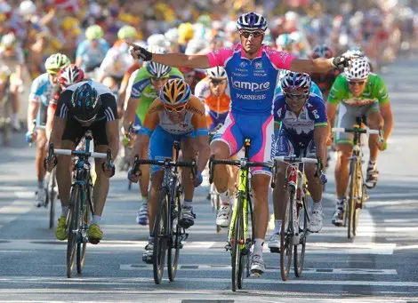Petacchi vince a reims, era il Tour de France 2010