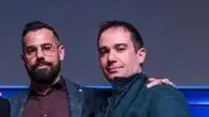 I titolari di techno serramenti: da sinistra Stefano Viciguerra e Rudi Del Bianco