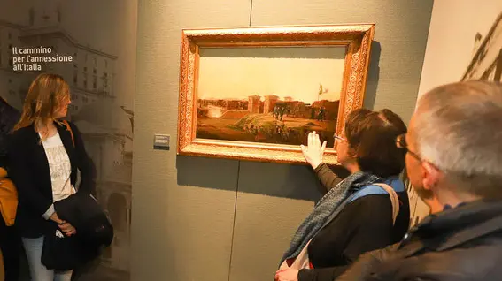 Udine 14 Aprile 2018. Noi Mv. Visita alle soffitte del Castello. © Foto Petrussi