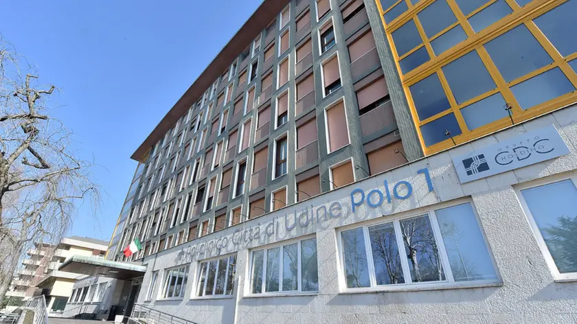 Udine 2 Aprile 2020. Casa di Cura Citta' di Udine. © Foto Petrussi