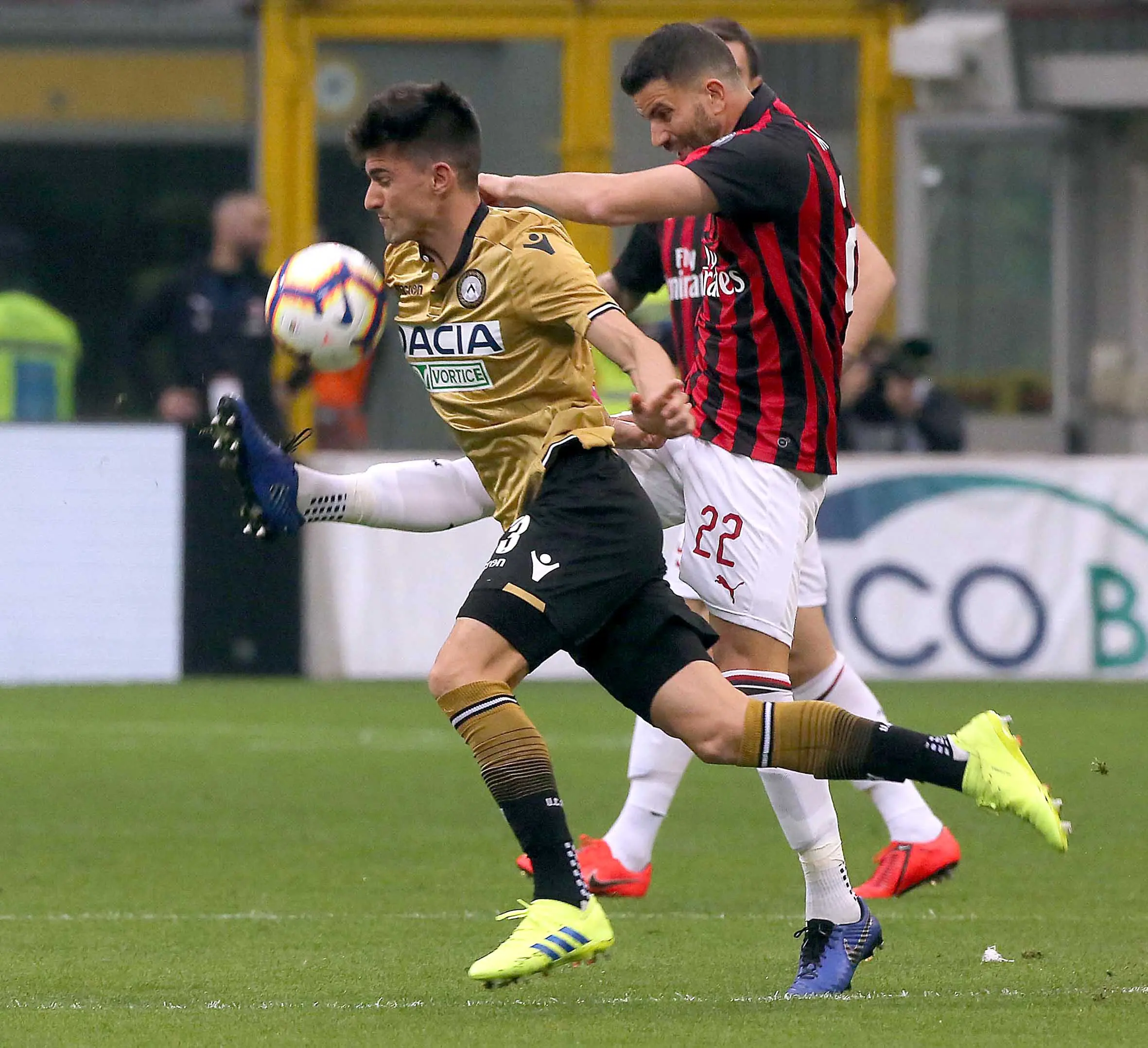 Milano 2 Aprile 2019. Calcio Serie A. Milan- Udinese. © Foto Petrussi