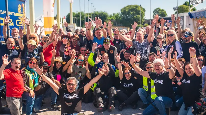 I partecipanti al Biker International Festival a Lignano