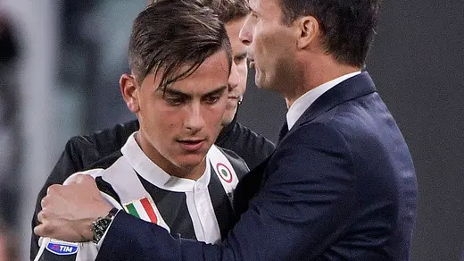 20.09.17, Allianz Arena, Torino, Serie A 5a Giornata - Juventus-Fiorentina - nella foto: Paulo Dybala, Allegri