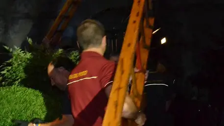Udine 24 Agosto 2019 ragazzo nella roggia Agenzia Petrussi foto Turco Massimo