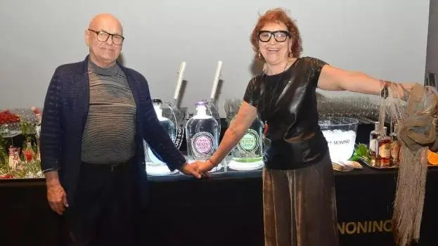 Benito Nonino con la moglie Giannola