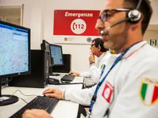 18/11/2015 Roma, presentazione del numero unico di emergenza NUE 112. Nella foto la nuova sala operativa del 112