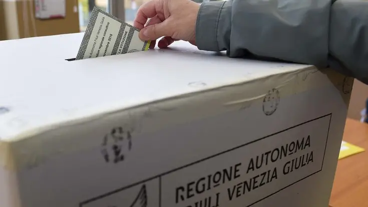 San Giovanni al Natisone 06 novembre 2016 Referendum elettorale per l'unione del comune con quello di Manzano. Copyright Foto Petrussi / Ferraro Simone