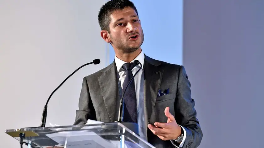 Udine 19 settembre 2016.Confindustria Udine..Assemblea Generale delle Aziende Associate..Padiglione 6 Udine e Gorizia Fiere..Copyright Foto Petrussi / Ferraro Simone