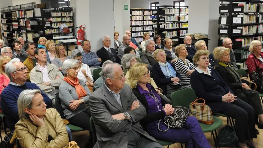 Udine 22 Aprile 2015. Presentazione libro in biblioteca. Telefoto Copyright Petrussi Foto Press - Diego Petrussi