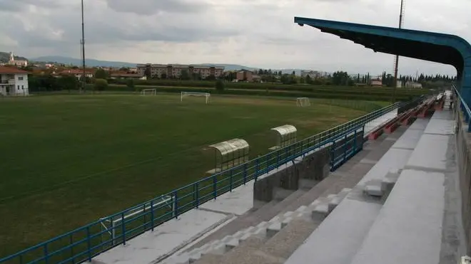 Bumbaca Gorizia 07/10/2008 Cormons, la tribuna dello stadio - Foto di Roberto Coco