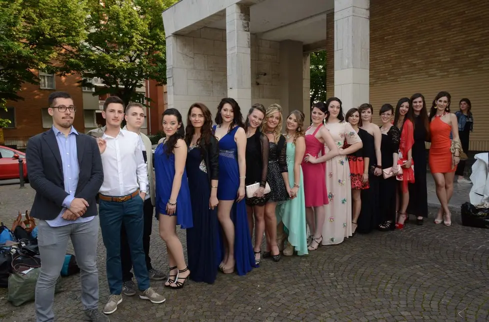 Udine 29 Maggio 2015 matura partenza per la serata infinita © Foto Petrussi TURCO MASSIMO