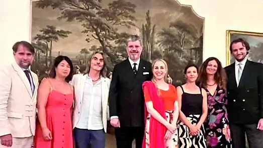 Valentina Volpe Andreazza all’ambasciata italiana in Cina
