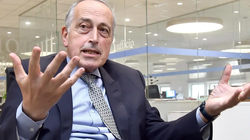 Giancarlo Abete, 73 anni, presidente della Lega Nazionale dilettanti al Messaggero Veneto