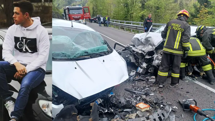 Thomas Del Linz, 24 anni, è il ragazzo deceduto nell'incidente di Lauco