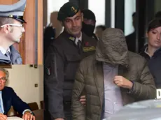 L'ex sottosegretario alle Infrastrutture del secondo Governo Prodi, Luigi Meduri, portato via dalla Guardia di Finanza di Roma a seguito dell'operazione "Dama Nera", Roma, 22 ottobre 2015. ANSA/CLAUDIO PERI