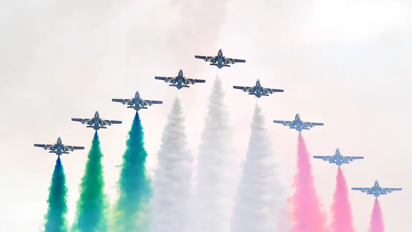 L'Air show delle Frecce Tricolori a Lignano ©Foto Petrussi