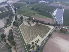 Campi allagati nei pressi di Castel Bolognese (Ravenna) 19 settembre 2024 ANSA/MAX CAVALLARI -- Flooded fields near Castel Bolognese (Ravenna) 19 September 2024 ANSA/MAX CAVALLARI