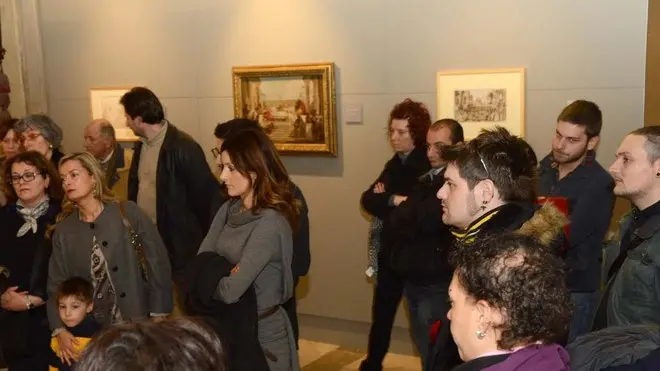 Udine 31 Marzo 2013 turisti museo castello Coyright Petrussi Foto Press /turco