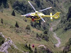 Pularo 15 Luglio 2015. Monte Zermula luogo e recupero salma caduta mortale alpinista. © Petrussi Foto Press