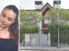 A sinistra un selfie di Alessandra Freschet (foto dal suo profilo Instagram), a destra la casa di Roveredo in Piano dove vive la madre Elisa Pezzin