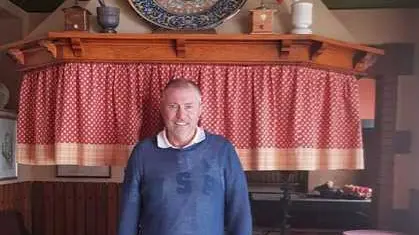 Il proprietario del Fogolar, Luciano Del Fabro