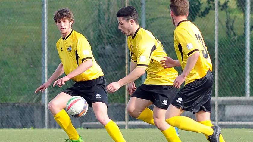 Buttrio 2 Aprile 2015. Calcio Amichevole. Rappresentativa Juniores FVG-Unione Fincantieri Monfalcone. Petrussi Foto Press / Diego Petrussi