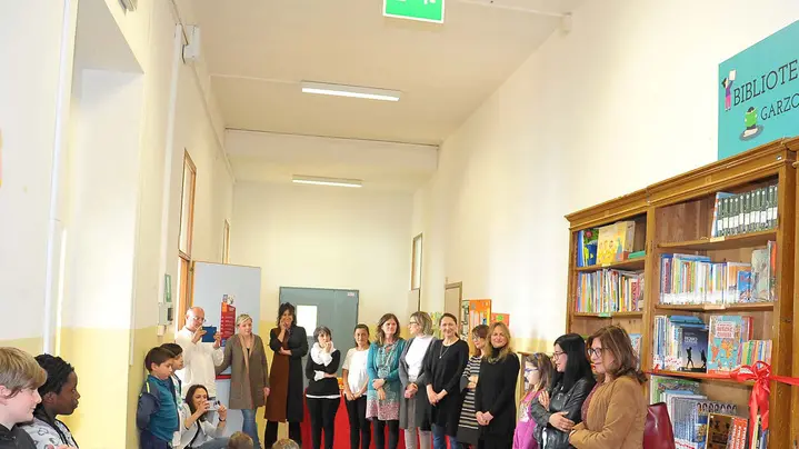 Udine 15 Maggio 2019. Innaugurazione biblioteca scuola Garzoni Montessori © Foto Petrussi