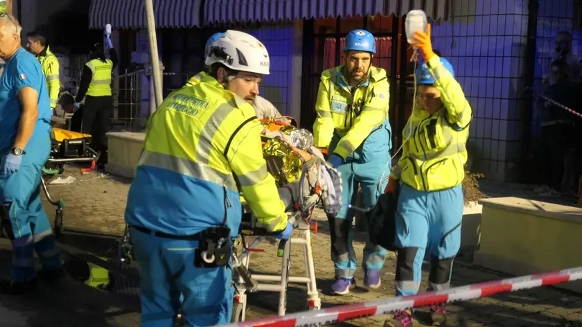 2 morti e 6 feriti in un incidente in via Italica a Lido di Camaiore (LU) 18.09.2024ANSA/RICCARDO DALLE LUCHE