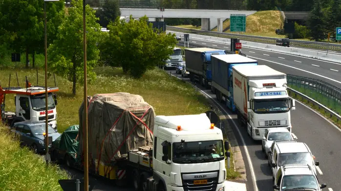 Udine 08 Luglio 2015 code causa incidente @ Petrussi Foto Turco Massimo