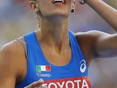 epa03828551 Alessia Trost of Italy reacts after an attempt in the women's High Jump final at the 14th IAAF World Championships at Luzhniki stadium in Moscow, Russia, 17 August 2013. EPA/ROBERT GHEMENT