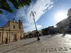 Un'immagine di Piazza Vittorio Emanuele a Santa Croce Camerina (Ragusa), 5 dicembre 2014. ANSA/ CIRO FUSCO