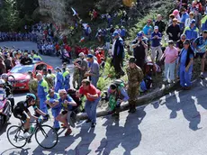 Tarvisio 14 Maggio 2013. Ciclismo. Giro d' Italia Tappa del Montasio. Telefoto Copyright Agenzia Foto Petrussi / Petrussi Diego