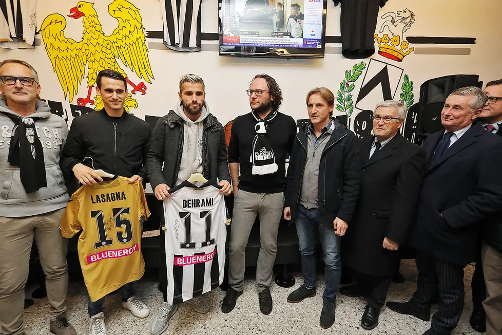 Udine 22 Novembre 2018 Inaugurazione locale tifosi curva nord © Petrussi - Bressanutti