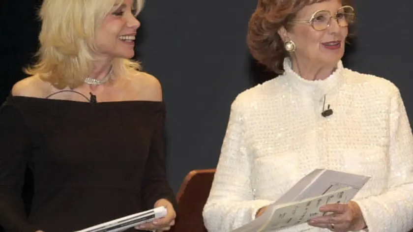 Maria Giovanna Elmi e Nicoletta Orsomando a Udine nel 2002